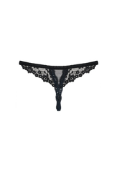 Erotická tanga Letica crotchless thong - OBSESSIVE