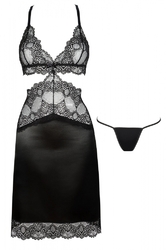 Erotická košilka Adelaide chemise black - BEAUTY NIGHT FASHION